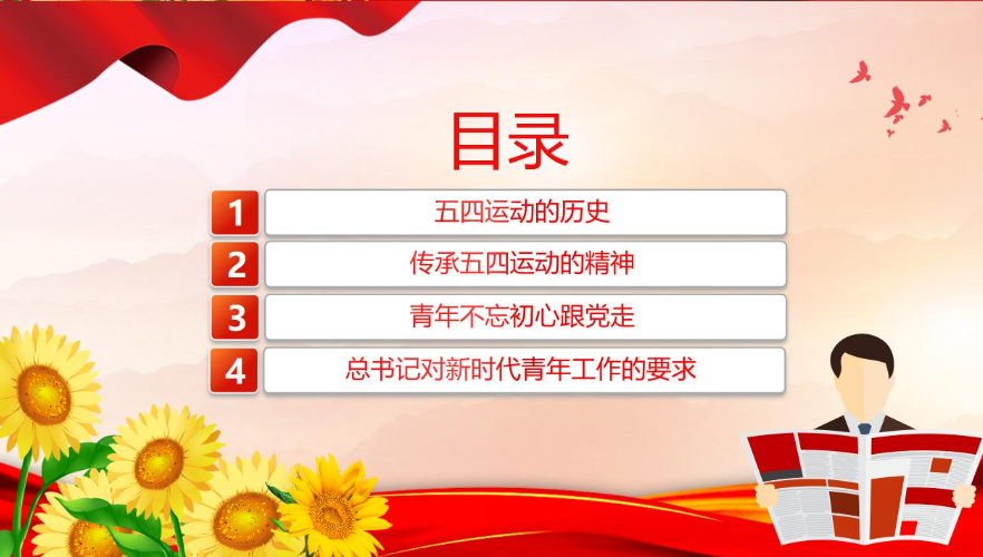 图片[2]-PPT：学习五四精神 ，做新时代好青年-文库集